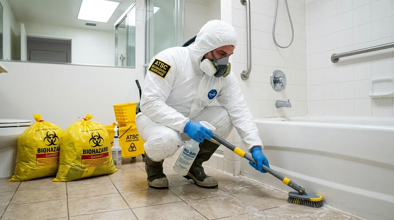 Decontamination equipment deployed for Blood Cleanup in Saint Charles